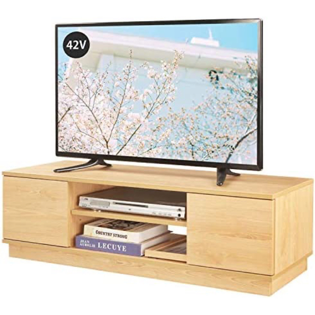 テレビ台 テレビボード ローボード ロータイプ 幅108×奥行30×高さ33cm インテリア/住まい/日用品の机/テーブル(その他)の商品写真