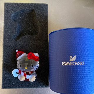 SWAROVSKI HELLO KITTY クリスタル キティ サンタ 置物 www