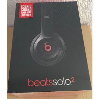 ビーツバイドクタードレ(Beats by Dr Dre)のBeats by Dr. Dre Solo2オンイヤーヘッドホン グロスブラック(ヘッドフォン/イヤフォン)