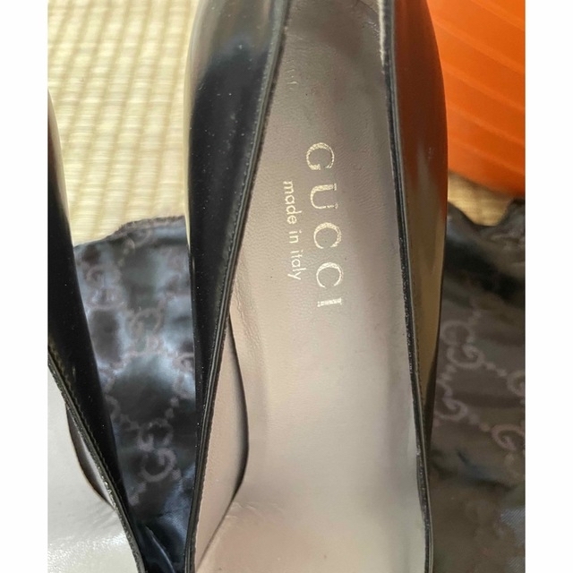 Gucci(グッチ)の♥︎グッチ Gucci 黒 ハイヒールパンプス ブラッグ 美品♥︎ レディースの靴/シューズ(ハイヒール/パンプス)の商品写真