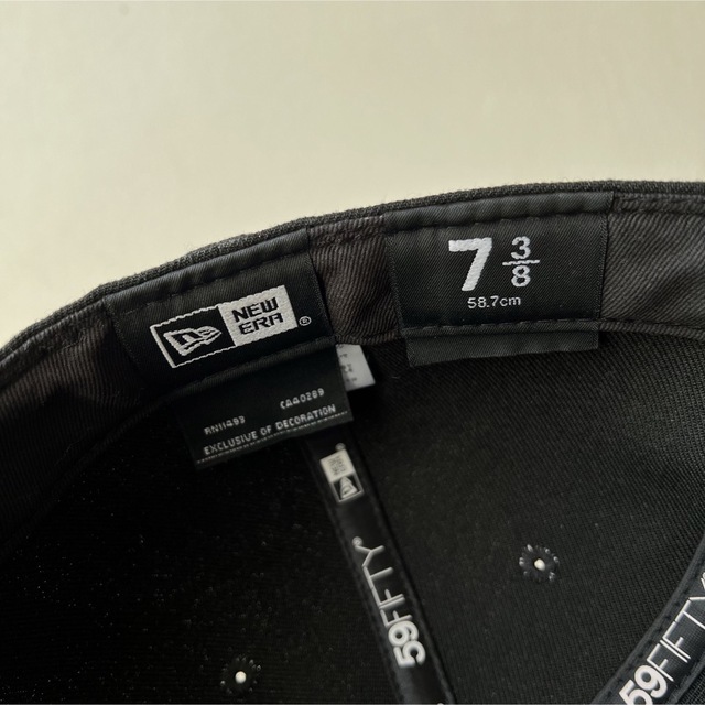 NEW ERA(ニューエラー)のNEW ERA 59FIFTY ベーシック 7 3/8（58.7cm） メンズの帽子(キャップ)の商品写真