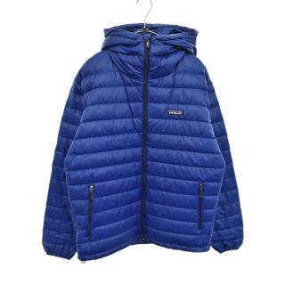 パタゴニア(patagonia)のPATAGONIA パタゴニア DOWN SWEATER ダウンセーター ナイロン フード ダウンジャケット ブルー 84700FA11(ダウンジャケット)