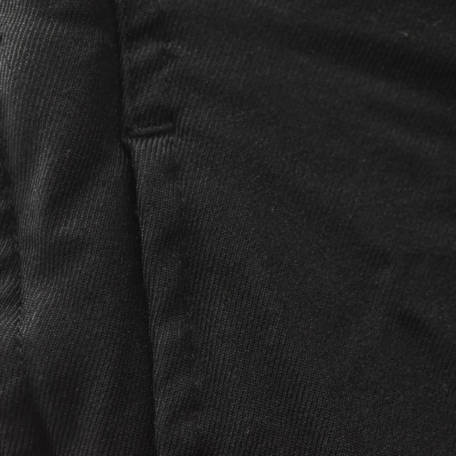 BLACK COMME des GARCONS ブラックコムデギャルソン 13AW 裾ボタンデザインテーパードスラックス パンツ ブラック 1L-P025/AD2013