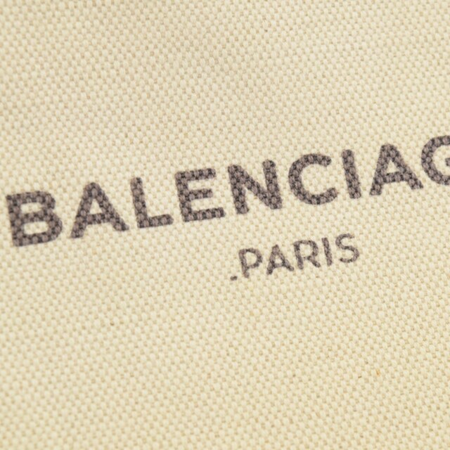 Balenciaga(バレンシアガ)のBALENCIAGA バレンシアガ ネイビークリップM ロゴプリントキャンバスクラッチバッグ ホワイト/ブラック 373834 メンズのバッグ(セカンドバッグ/クラッチバッグ)の商品写真