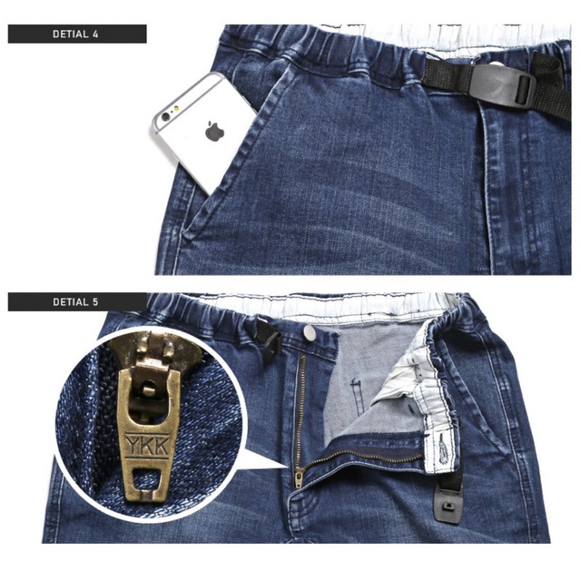 ストレッチデニム　ジョガーパンツ メンズのパンツ(デニム/ジーンズ)の商品写真