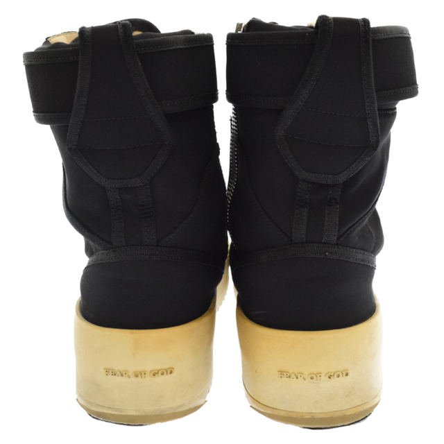 FEAR OF GOD(フィアオブゴッド)のFEAR OF GOD フィアオブゴッド Military Sneaker ミリタリーレースアップハイカットスニーカー ブラック FG-MSNY-BLK メンズの靴/シューズ(スニーカー)の商品写真