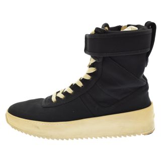 フィアオブゴッド(FEAR OF GOD)のFEAR OF GOD フィアオブゴッド Military Sneaker ミリタリーレースアップハイカットスニーカー ブラック FG-MSNY-BLK(スニーカー)