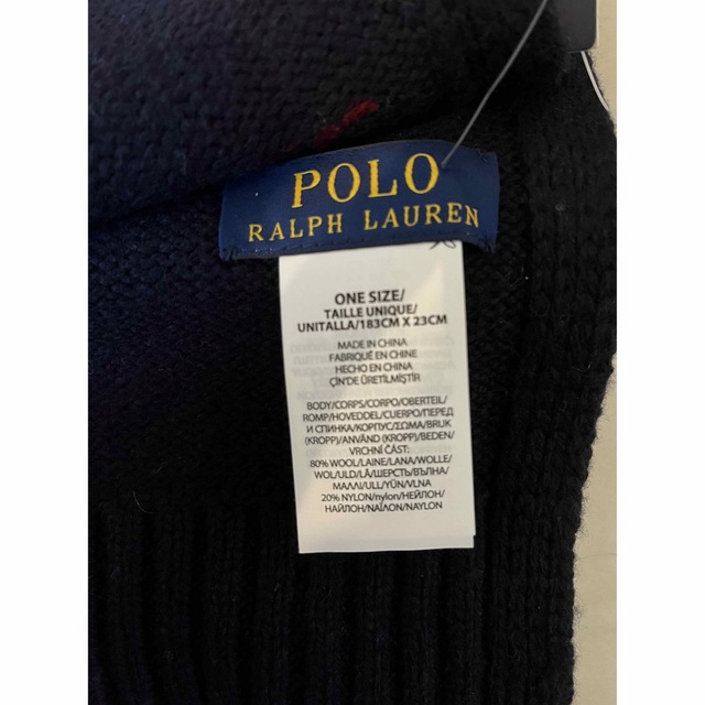 POLO RALPH LAUREN(ポロラルフローレン)のポロベア　マフラー レディースのファッション小物(マフラー/ショール)の商品写真