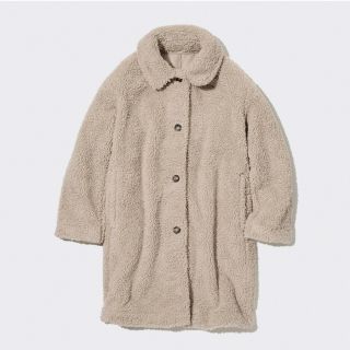 ユニクロ(UNIQLO)の防風アウターフリースステンカラーコートXL(その他)