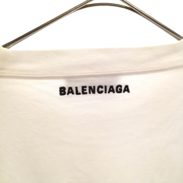 BALENCIAGA バレンシアガ 21SS スマイルプリントオーバーサイズTシャツ ホワイト 651795 TKV76