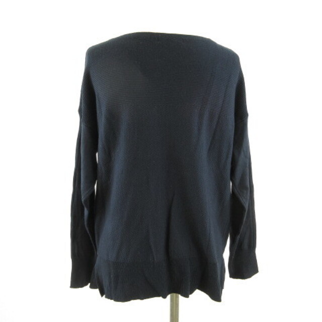 3can4on(サンカンシオン)のサンカンシオン 3can4on ニット セーター 長袖 紺 2 レディースのトップス(ニット/セーター)の商品写真