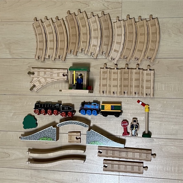 木製レール、トレインセット　トーマス
