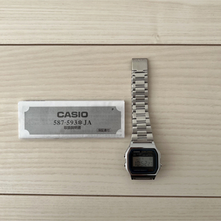 カシオ(CASIO)のCASIO カシオ 腕時計　チープカシオ　ステンレス(腕時計(デジタル))