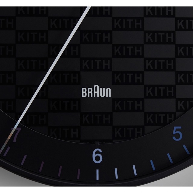 kith for braun bc17 wall clock 時計 黒 | www.jarussi.com.br