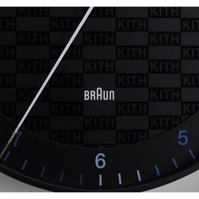 KITH(キス)のkith for braun bc17 wall clock 時計 黒 インテリア/住まい/日用品のインテリア小物(掛時計/柱時計)の商品写真