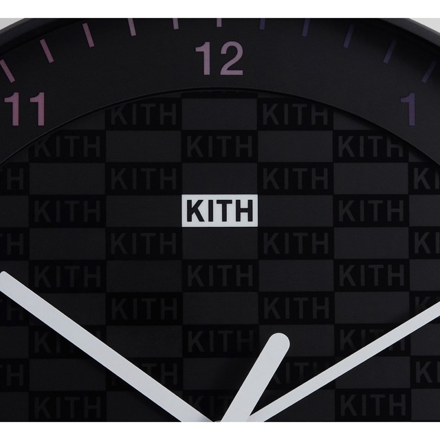KITH(キス)のkith for braun bc17 wall clock 時計 黒 インテリア/住まい/日用品のインテリア小物(掛時計/柱時計)の商品写真