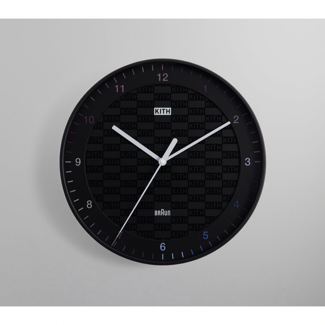 KITH(キス)のkith for braun bc17 wall clock 時計 黒 インテリア/住まい/日用品のインテリア小物(掛時計/柱時計)の商品写真