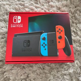 ニンテンドースイッチ(Nintendo Switch)の新品未開封 Nintendo Switch ネオンブルー　スイッチ本体(家庭用ゲーム機本体)