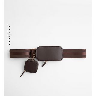 ザラ(ZARA)の【美品】ZARA リアルレザー ボディバッグ(ボディバッグ/ウエストポーチ)