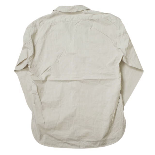 an(アン)のun/unbient アン 日本製 TAILORED COLLAR SHIRT テーラードカラーシャツ UNSSH1118 2 ベージュ 長袖 開襟 オープンカラー トップス【中古】【un/unbient】 メンズのトップス(シャツ)の商品写真