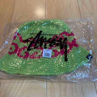 ステューシー(STUSSY)のSTUSSY SS Knit Bucket Hat Lime(ニット帽/ビーニー)