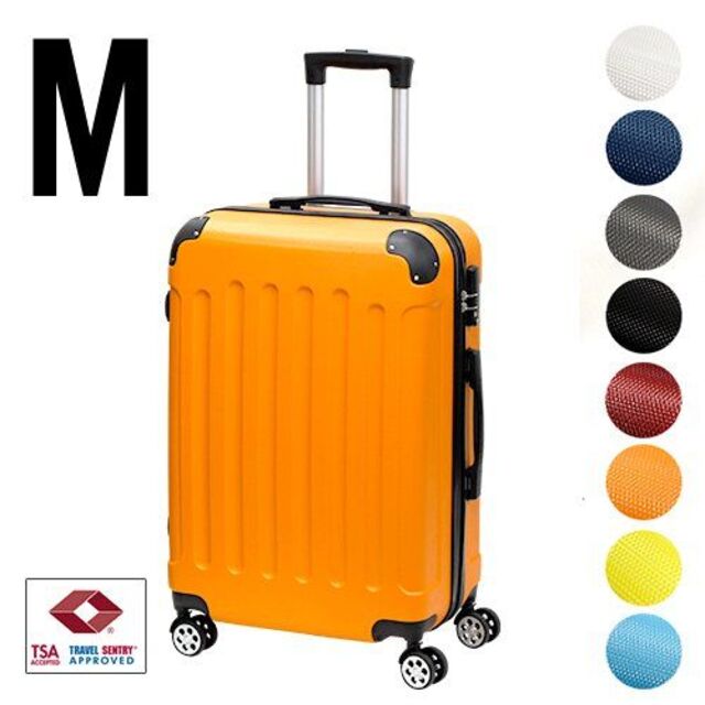 スーツケース Mサイズ 容量55L suitcase 軽量 1209