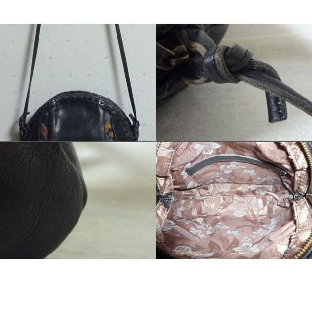 IBIZA(イビザ)のイビザ　IBIZA　ブラック　マルチカラー　編み込み　斜め掛け　ショルダーバッグ レディースのバッグ(ショルダーバッグ)の商品写真