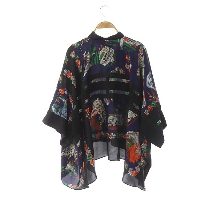 サカイ 21SS Archive Print Mix Shirt シャツ59cm裾幅