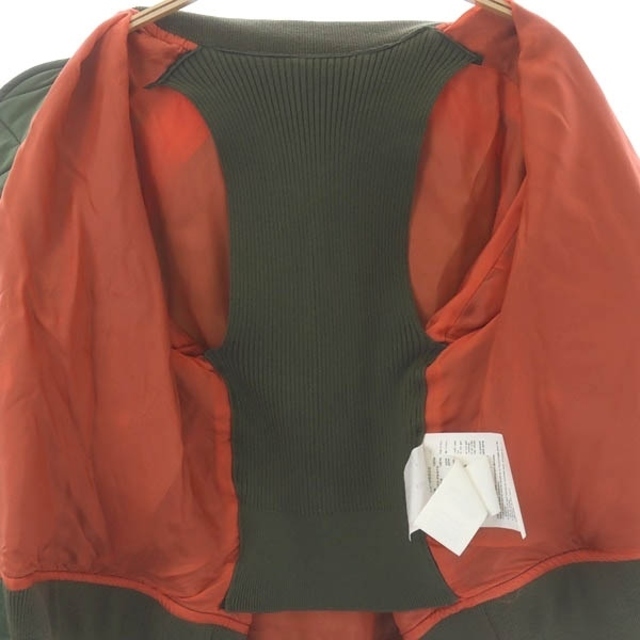 sacai(サカイ)のサカイ 20SS MA-1 ボンバージャケット ブルゾン 1 カーキ オレンジ レディースのジャケット/アウター(ブルゾン)の商品写真