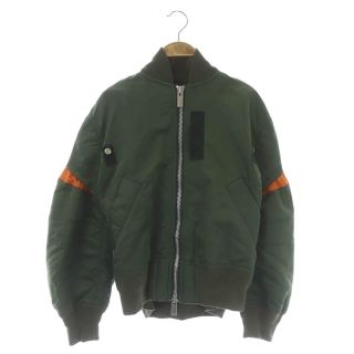 サカイ(sacai)のサカイ 20SS MA-1 ボンバージャケット ブルゾン 1 カーキ オレンジ(ブルゾン)