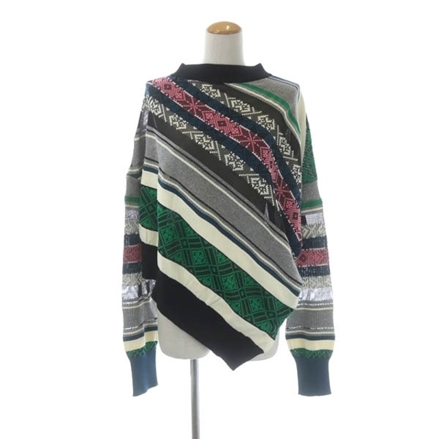 sacai(サカイ)のサカイ 22SS Rug Jacquard Knit Pullover セーター レディースのトップス(ニット/セーター)の商品写真