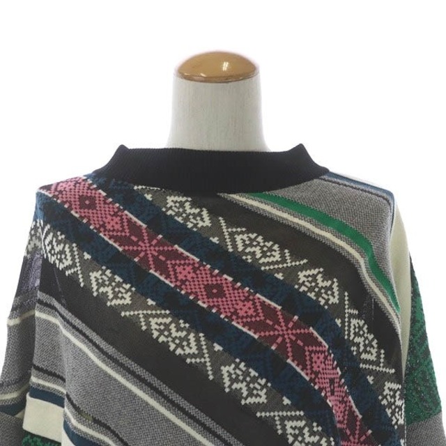 sacai(サカイ)のサカイ 22SS Rug Jacquard Knit Pullover セーター レディースのトップス(ニット/セーター)の商品写真