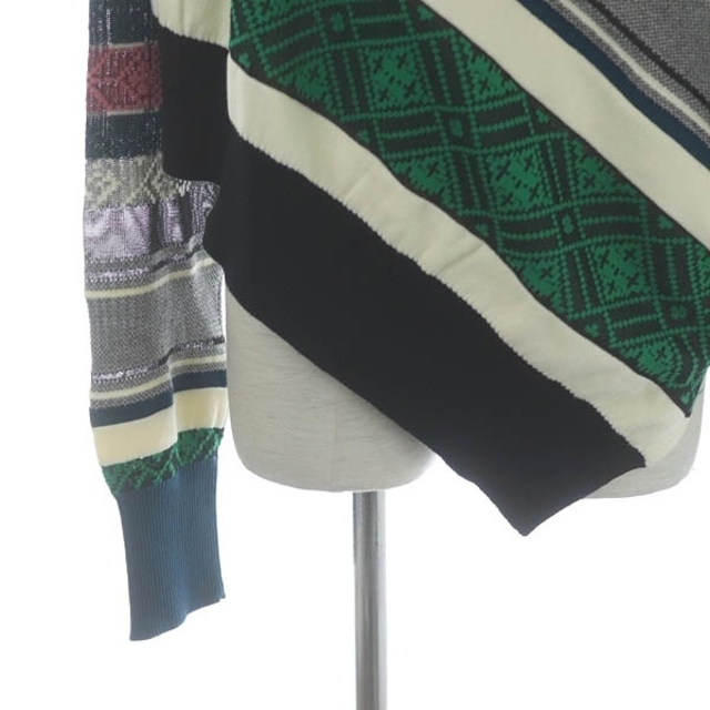 sacai(サカイ)のサカイ 22SS Rug Jacquard Knit Pullover セーター レディースのトップス(ニット/セーター)の商品写真