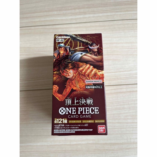 新品未開封　ワンピースカード　ゲーム 頂上決戦 1box