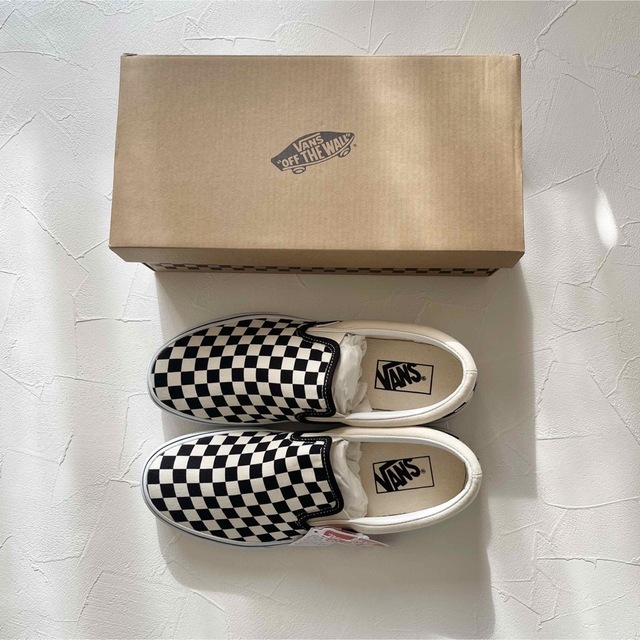 VANS(ヴァンズ)の【新品】ヴァンズ スニーカー スリッポン チェッカー VANS V98CLA メンズの靴/シューズ(スニーカー)の商品写真