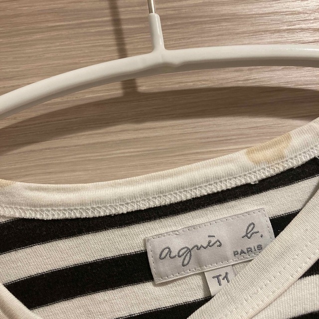 agnes b.(アニエスベー)のアニエスベー　agnès b. FEMME ボーダーTシャツ レディースのトップス(Tシャツ(長袖/七分))の商品写真