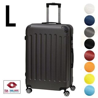 スーツケース Lサイズ 容量98L TSAロック キャリーバッグ 軽量 1214(旅行用品)