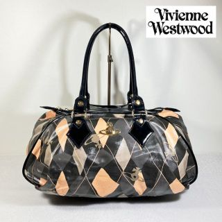 ヴィヴィアンウエストウッド(Vivienne Westwood)のヴィヴィアンウエストウッド チェック柄 ハンドバッグ ボストンバッグ 雨OK!(ボストンバッグ)