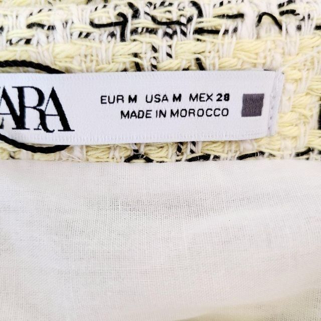 ZARA(ザラ)の【ZARA】タグ付き未使用フリンジチェック柄ミニスカート レディースのスカート(ミニスカート)の商品写真