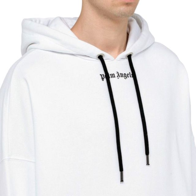9 PALM ANGELS ホワイト プルオーバー パーカー size M aka.ac.id