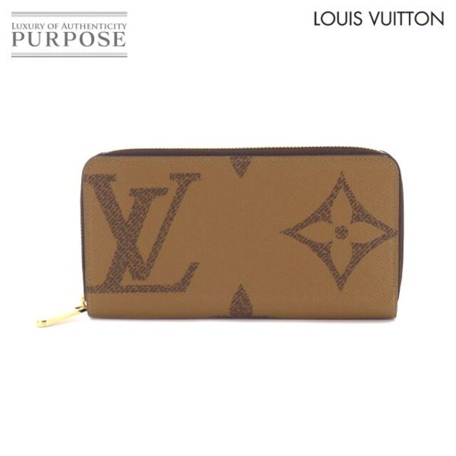 未使用 展示品 ルイ ヴィトン LOUIS VUITTON ジャイアント モノグラム ジッピー ウォレット ラウンドファスナー 長財布 M69353 VLP 90176263