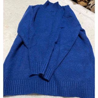 ザラ(ZARA)のZARA♡ブルーハイネックニットプルオーバー(ニット/セーター)