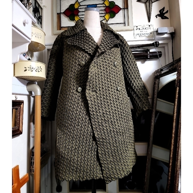 超美品 イッセイミヤケ ISSEY MIYAKE スチーム ジャケット コート-www