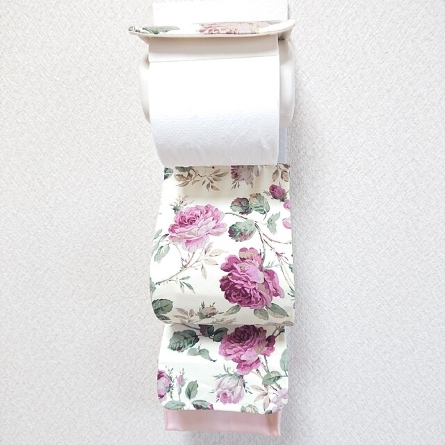 1way小物入れ付きトイレットペーパーホルダーカバー:ロココ調