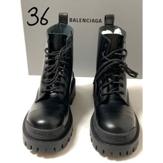Balenciaga - 新品《 Balenciaga 》Strike Lace-up Boots 36の通販 by