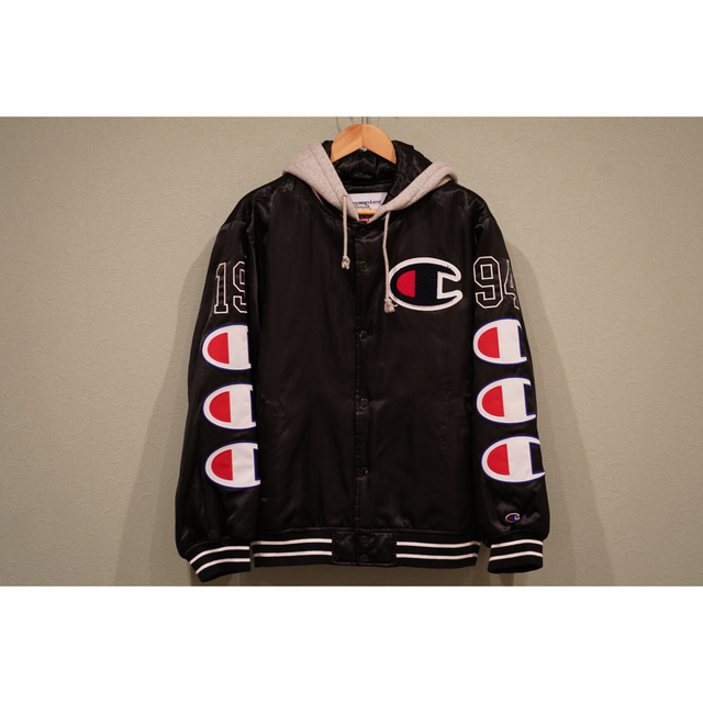 Supreme Champion Hooded Varsity Jacket M