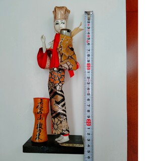 ひえつき人形　日本人形　コレクション当時物　昭和　民芸品　工芸品　郷土玩具(彫刻/オブジェ)