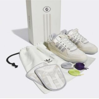 アディダス(adidas)のBad Bunny × adidas Forum Low White Bunny(スニーカー)