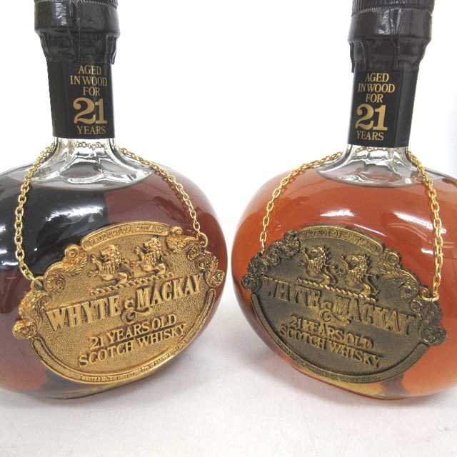 未開封★WHYTE&MACKAY【ホワイト＆マッカイ】 21年 スコッチ 2本セット 750ml 冊子付 箱付