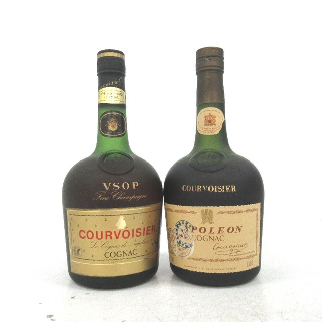 未開封☆COURVOISIER【クルボアジェ】 ナポレオン/VSOP 旧ラベル 2本